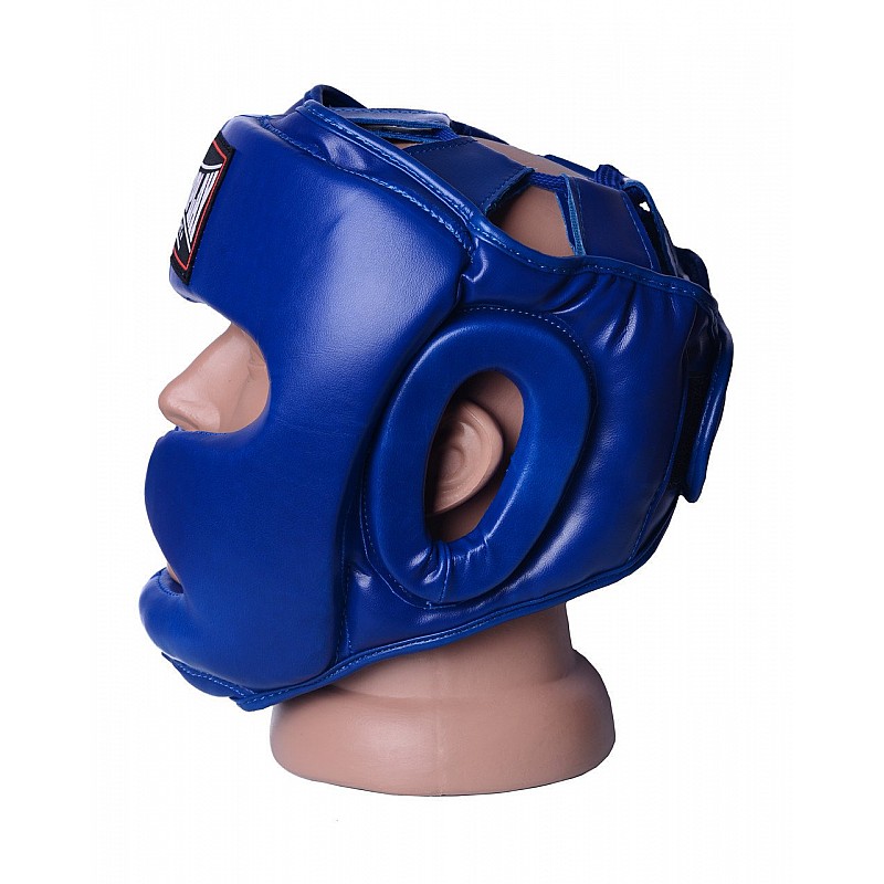 Боксерський шолом тренувальний PowerPlay 3043 Синій XL фото товара