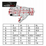 Рукавички для бігу PowerPlay 6607 Чорно-Червоні L фото товару
