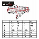 Рукавички для бігу PowerPlay 6607 Чорно-Червоні XXL фото товара