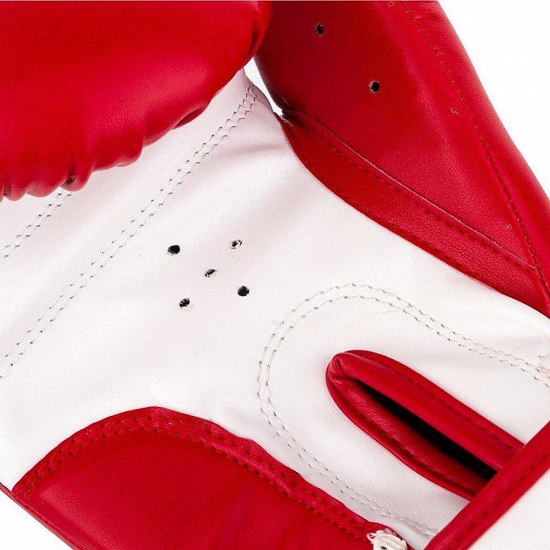 Боксерські рукавиці PowerPlay 3004 JR Червоно-Білі 8 унцій фото товару