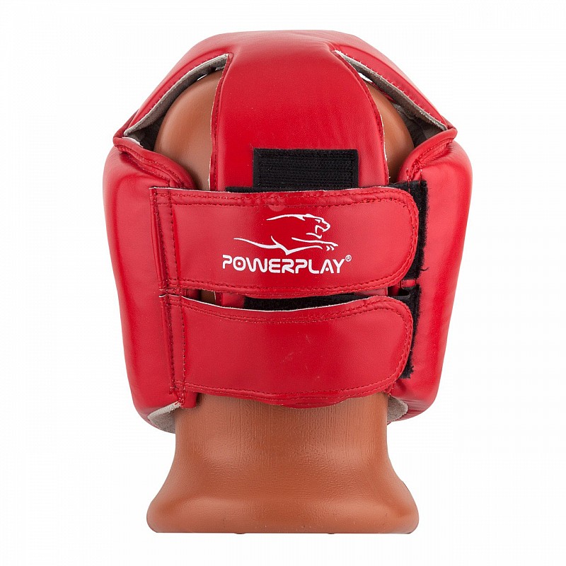 Боксерський шолом турнірний PowerPlay 3084 червоний M фото товара