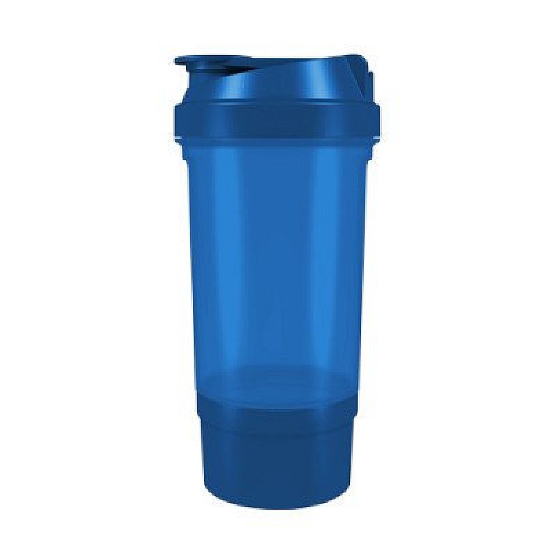 Шейкер спортивний Shaker 360 500ml з контейнером Blue фото товара