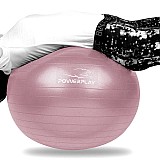 Мяч для фітнесу PowerPlay 4001 75см Фіолетовий + насос фото товара