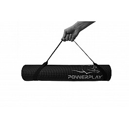 Коврик для йоги и фитнеса PowerPlay 4010 (173*61*0.6) Black