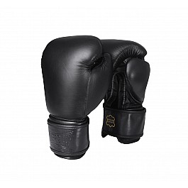 Боксерські рукавиці PowerPlay 3014 Чорні [натуральна шкіра] 12 унцій