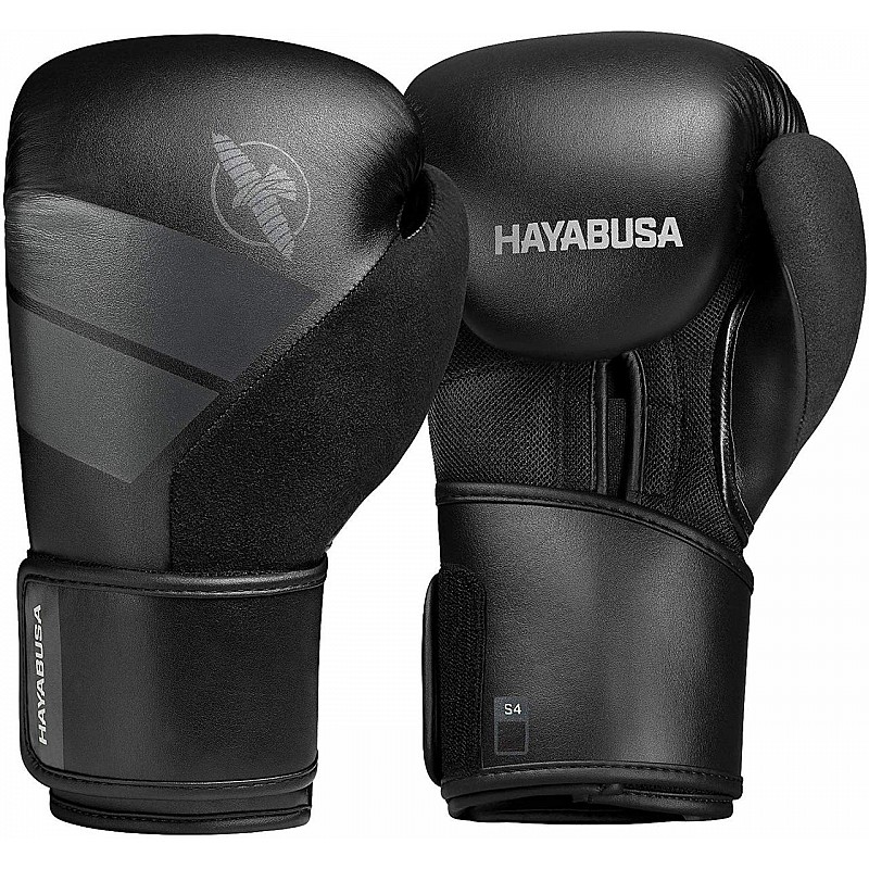 Боксерські рукавиці Hayabusa S4 - Чорн 12oz (Original) фото товару