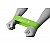 Фітнес резинка PowerPlay 4114  Medium\ light Зелена (500*50*0,8мм.) -супротив 5,5кг