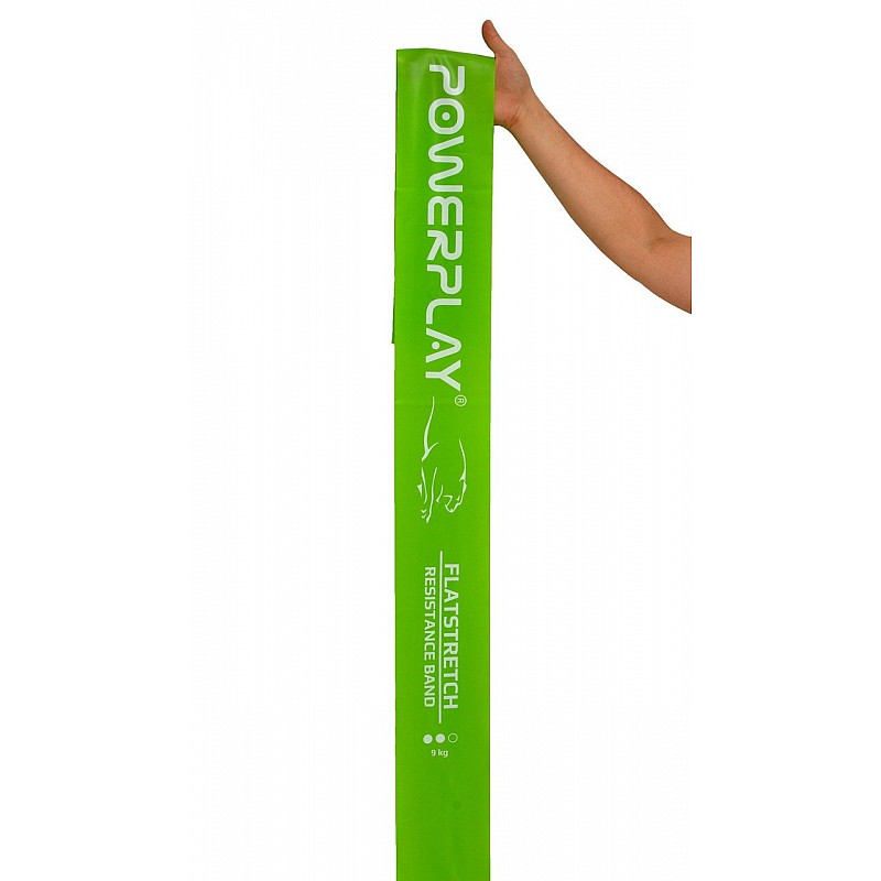 Еспандер лента PowerPlay 4112 Medium Зелена (200*15*0.5мм, 9кг) фото товара