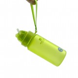 Пляшка для води CASNO 400 мл MX-5028 More Love Зелена з соломинкою фото товара