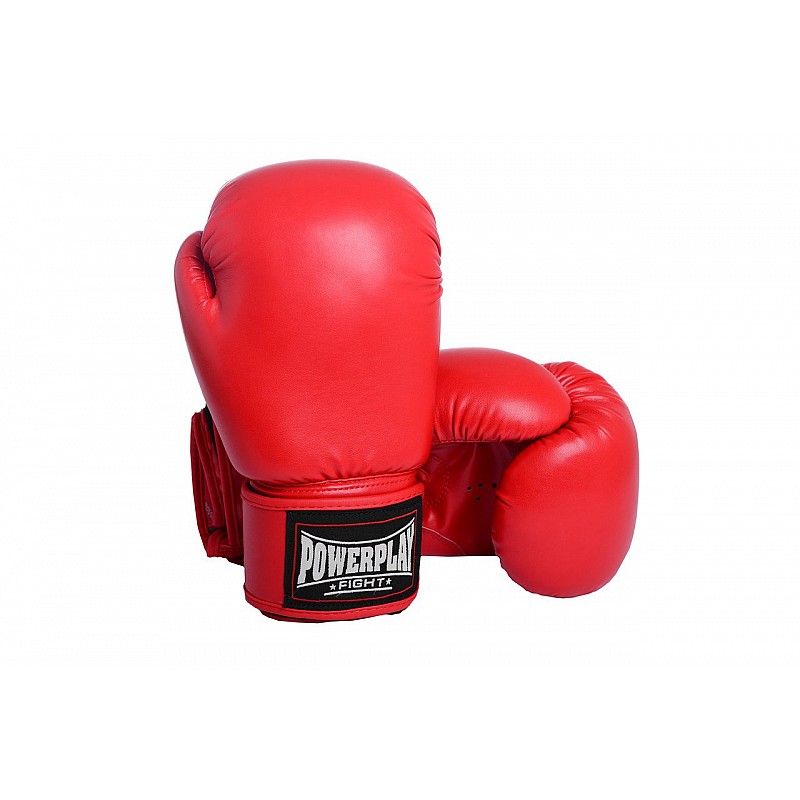 Боксерські рукавиці PowerPlay 3004 Червоні 18 унцій фото товару
