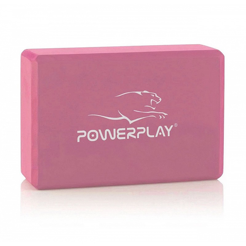 Блок для йоги PowerPlay 4006 Yoga Brick Розовый фото товара