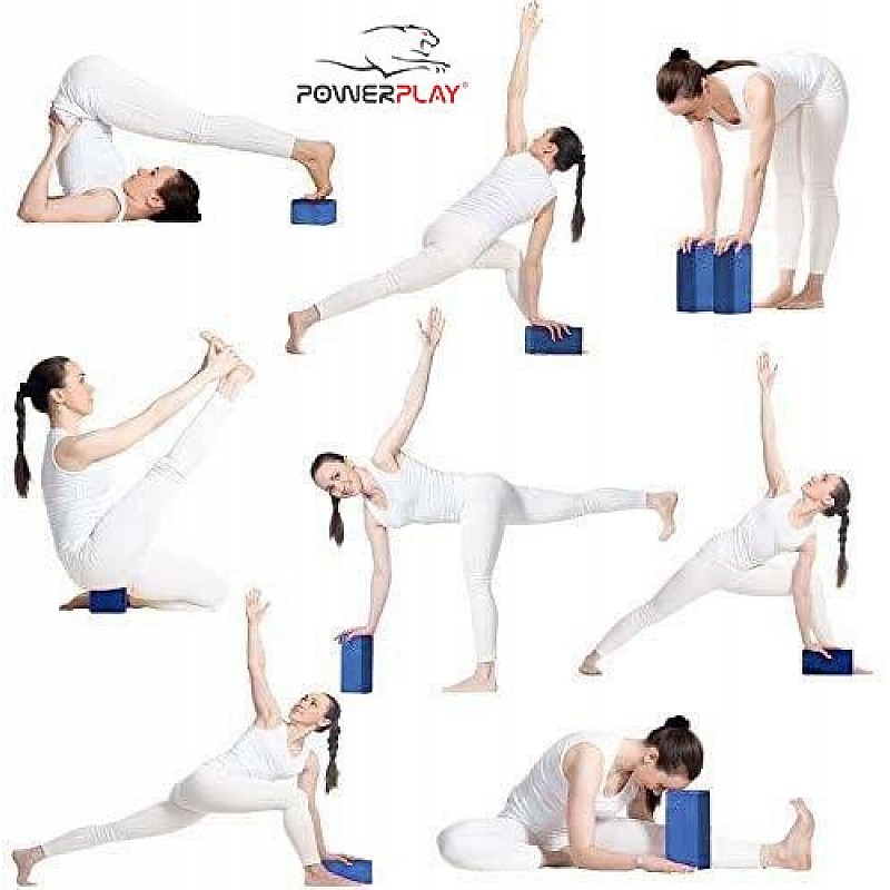 Блок для йоги PowerPlay 4006 Yoga Brick Розовый фото товара