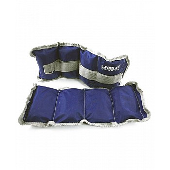 Утяжелитель запястье/щиколотка LiveUp WRIST/ANKLE WEIGHT, 2х1 кг, LS3011-1