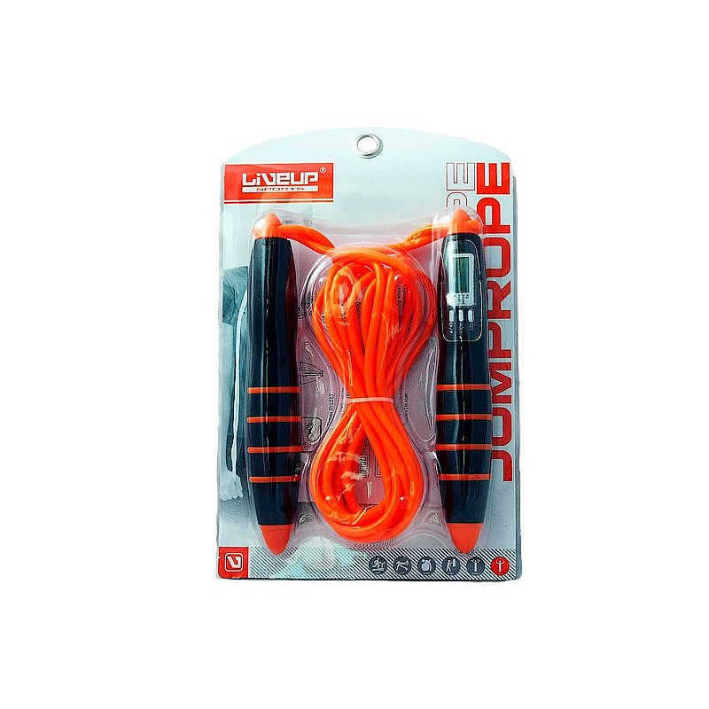 Скакалка с электронным счетчиком LiveUp PVC CABLE JUMPROPE, LS3128 фото товара