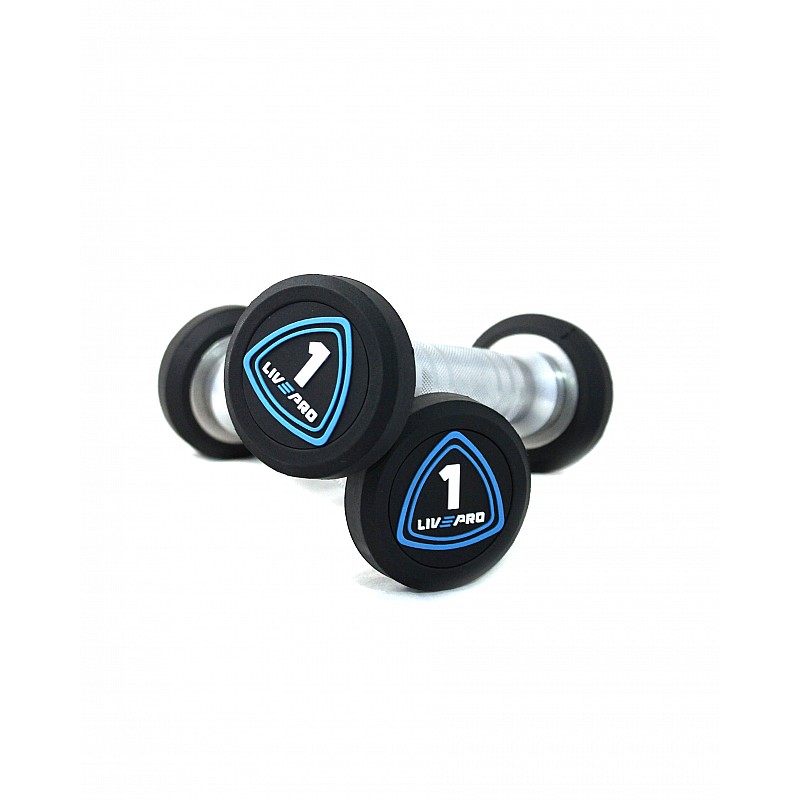 Уретанові гантелі LivePro URETHANE STUDIO DUMBBELLS LP8075-1 фото товару