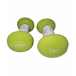 Гантели пара LiveUp VINYL DUMBBELL EGG HEAD-2*2KG LS2001-2 (пара)