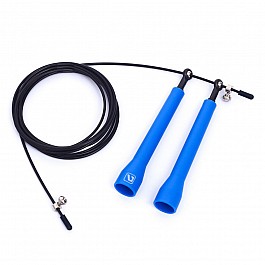 Скоростная скакалка LiveUp CABLE JUMPROPE blue