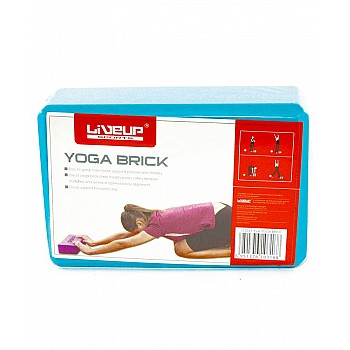 Блок для йоги LiveUp EVA BRICK, LS3233A-b - фото 2