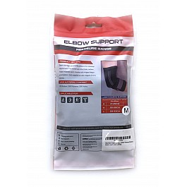 Фиксатор локтя LiveUp ELBOW SUPPORT чорно-сірий