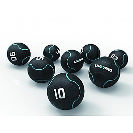 Медбол Livepro SOLID MEDICINE BALL чорний 10кг
