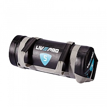 Мешок для кроссфита LivePro POWER BAG черный/серый 5 кг - фото 2
