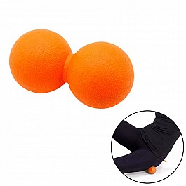 Мячик двойной для массажа  LivePro THERAPY MASSAGE PEANUT BALL оранжевый