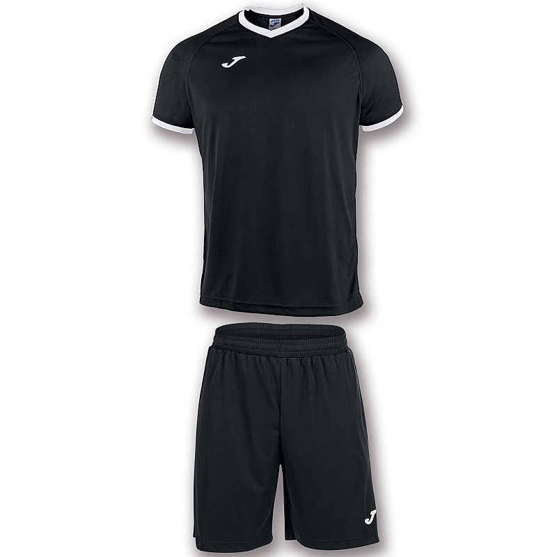 Комплект футбольной формы Joma ACADEMY чёрно-белый 2XS фото товара
