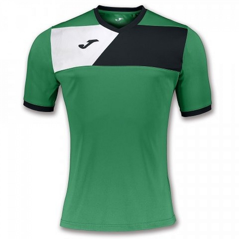 Футболка Joma CREW II зелено-чорна фото товару