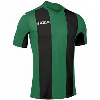 Футболка Joma Pisa V зелёно-чёрная S