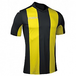 Футболка Joma Pisa V черно-желтая S