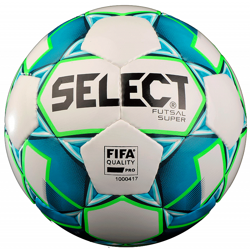 Мяч футзальный Futsal Super FIFA NEW бело-синий фото товара