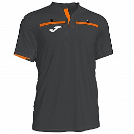 Судейская футболка Joma RESPECT II черно-оранжевая L