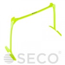 Раскладной барьер для бега SECO® 15-33 см неоновый Раскладной барьер для бега SECO® 15-33 см неонового цвета фото
