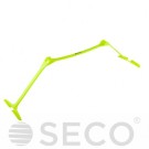 Раскладной барьер для бега SECO® 15-33 см неоновый Раскладной барьер для бега SECO® 15-33 см неонового цвета фото