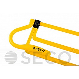 Розкладний бар'єр для бігу SECO® жовтого кольору