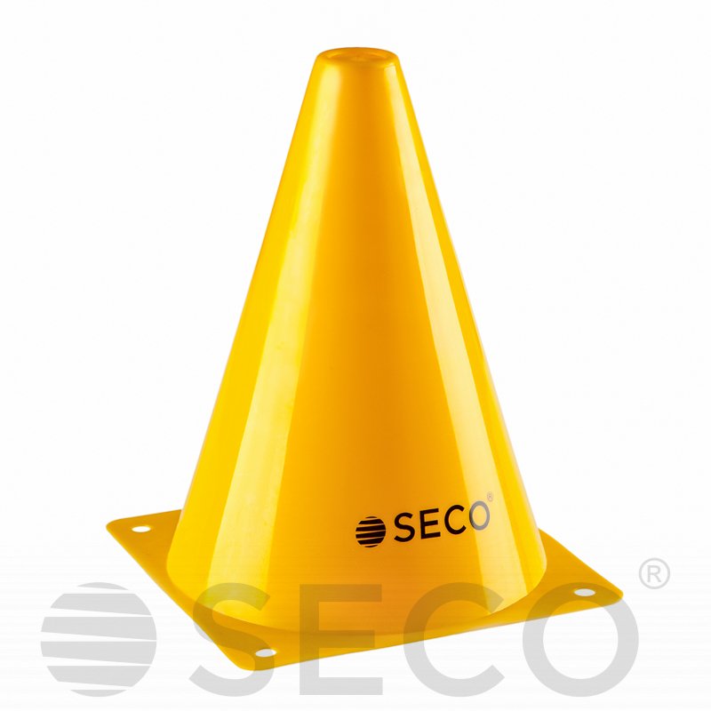 Тренувальний конус SECO® 18 см жовтого кольору фото товару