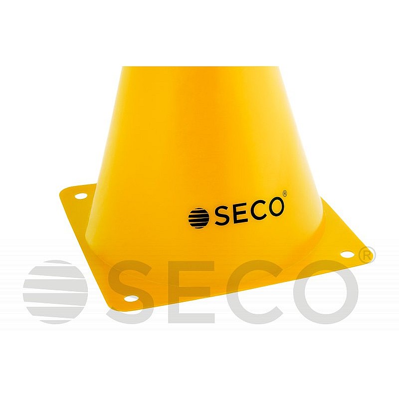 Тренувальний конус SECO® 18 см жовтого кольору фото товару