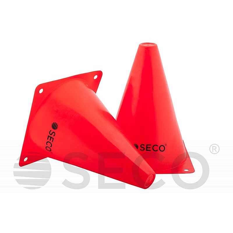 Тренувальний конус SECO® 18 см червоного кольору фото товару