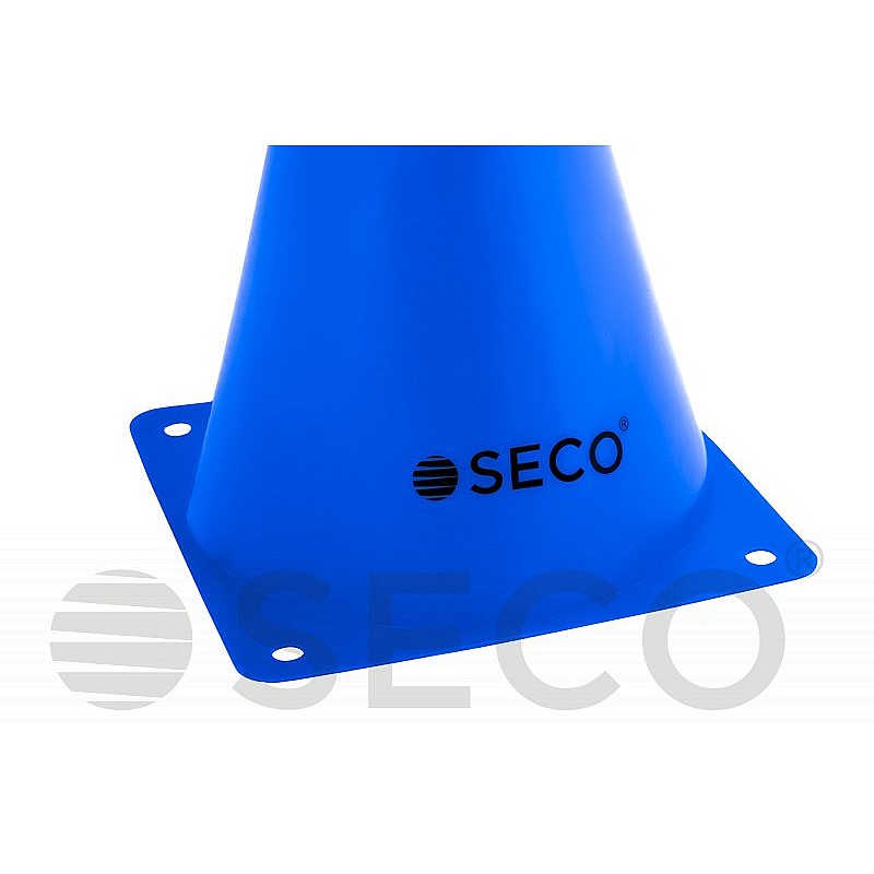 Тренувальний конус SECO® 18 см синього кольору фото товару