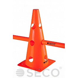 Тренувальний конус з отворами SECO® 32 см помаранчевого кольору