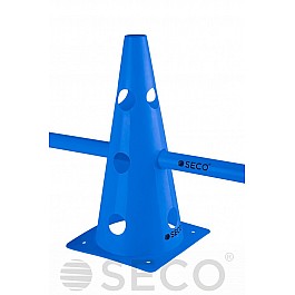 Тренувальний конус з отворами SECO® 32 см синього кольору