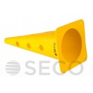 Тренировочный конус с отверстиями SECO® 48 см желтого цвета Тренировочный конус с отверстиями SECO® 48 см желтого цвета фото