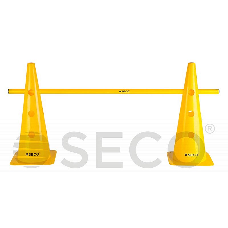 Тренировочный конус с отверстиями SECO® 48 см желтого цвета фото товара