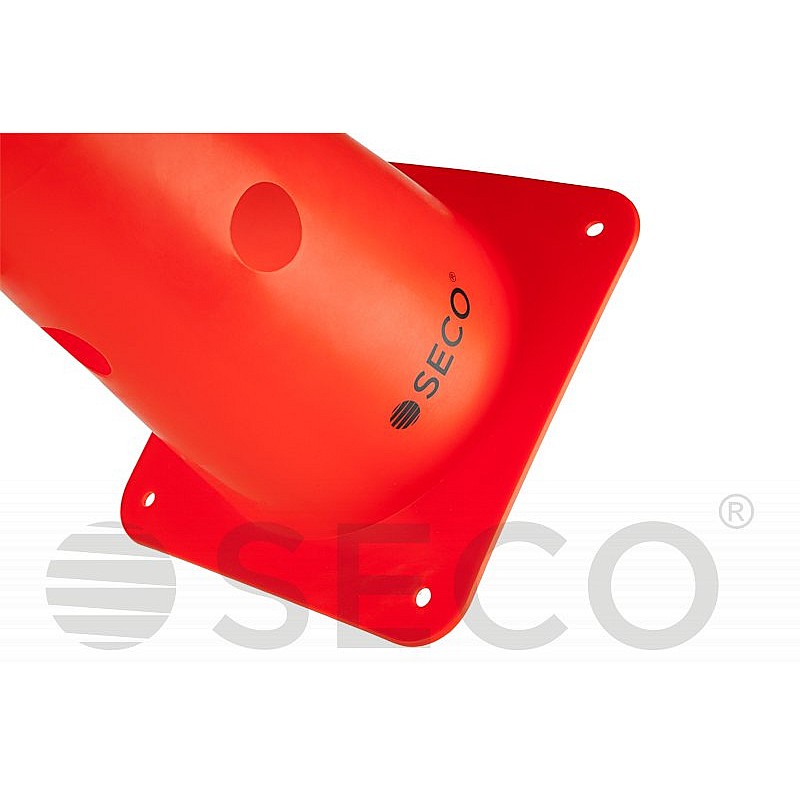 Тренувальний конус з отворами SECO® 48 см помаранчевого кольору фото товару