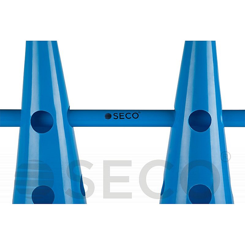 Тренувальний конус з отворами SECO® 48 см синього кольору фото товару