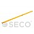 Палка для гимнастики SECO® 1 м желтого цвета