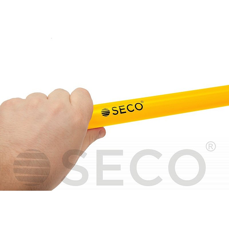 Палка для гімнастики SECO® 1 м жовтого кольору фото товару
