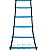 Тренировочная лестница координационная для бега SECO® 12 ступеней 6 м синего цвета