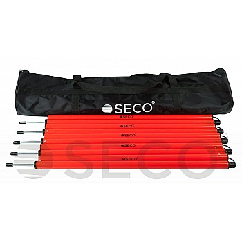 Набір тренувальних слаломних жердин SECO® зі штирем 1.7 м з сумкою