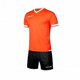 Комплект футбольной формы Kelme ALAVES оранжево-черный к/р K15Z212.9910